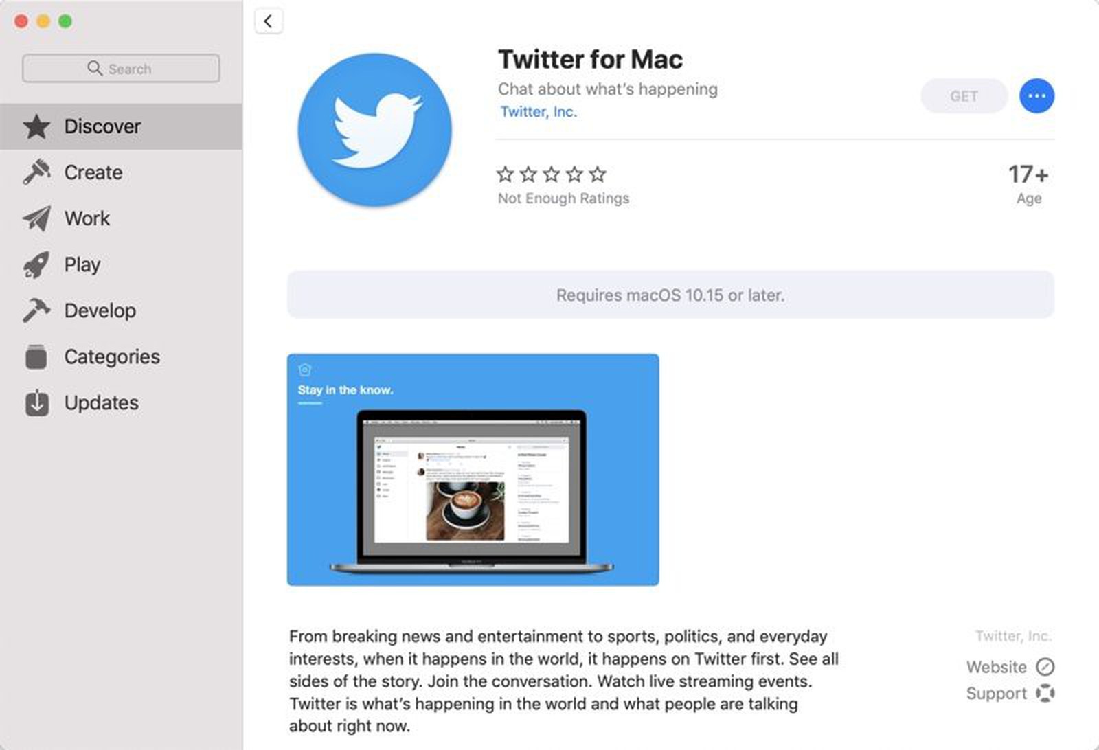 Twitter for Mac Now Available From Mac App Store - MacRumors