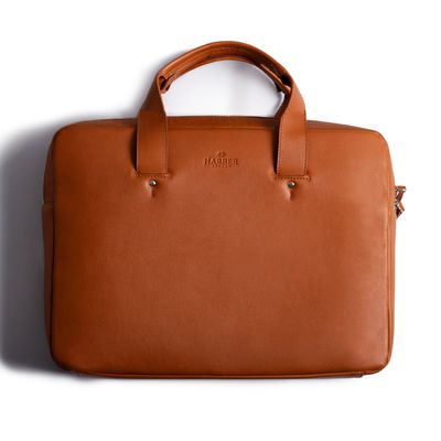 Harber London Leather Briefcase WB 1