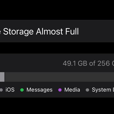 iphone storage almost full