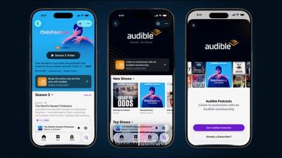 audible apple podcasts