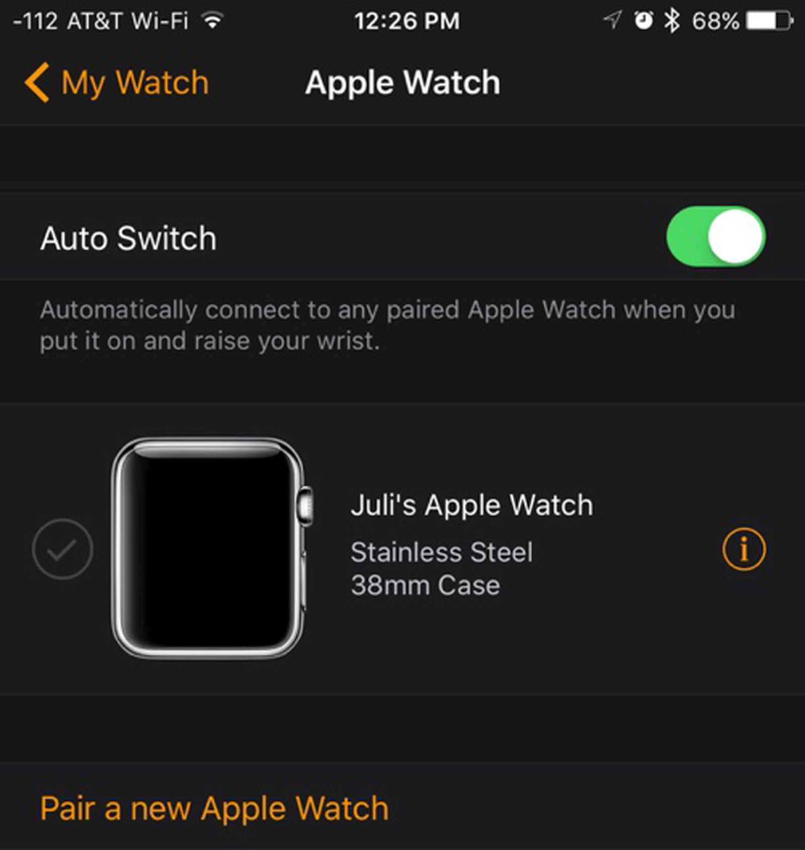 Apple watch IOS 9
