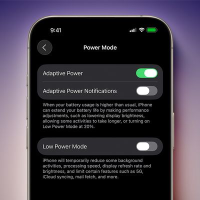 iOS 26 Adaptive Power Notifications