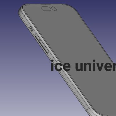 ice universe iphone 15 pro max cad render