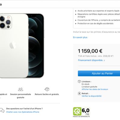 french website repairability score