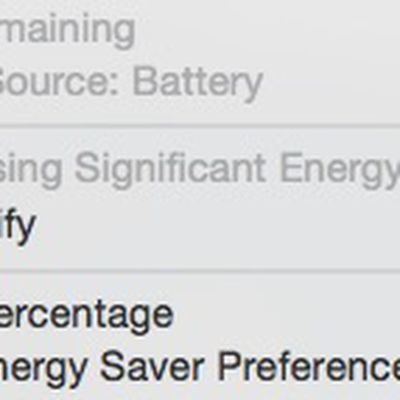 Apps using significant energy