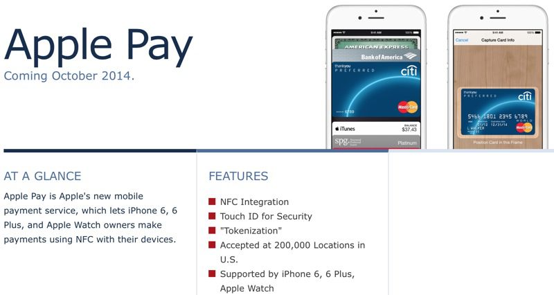 Apple Pay Roundup: Everything We Know, Coming in October - MacRumors