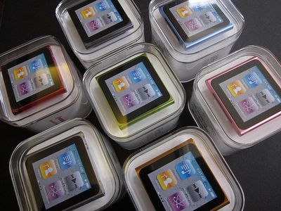 104709 6gen ipod nano unbox colors