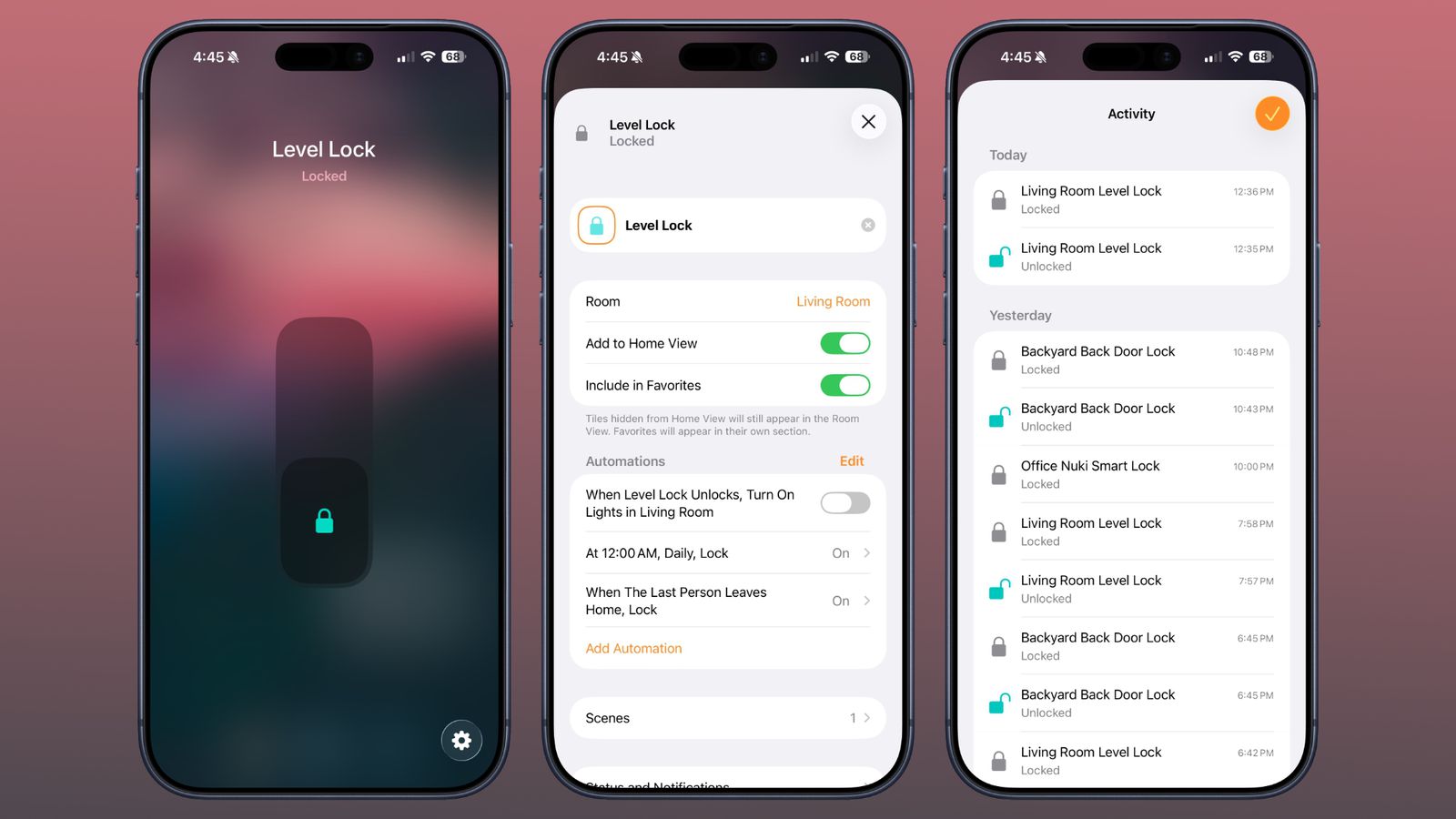 Show Lock In. User Tile Menu Level Lock Pro Review - MacRumors