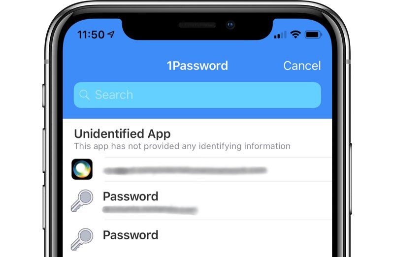 android 1password autofill