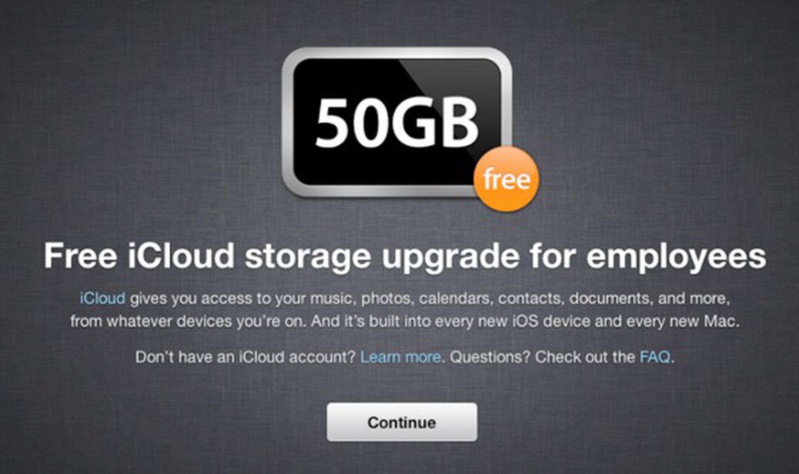 New Perk Gives Apple Employees 50GB of iCloud Storage MacRumors