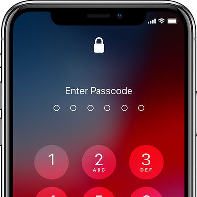 ios12 iphone x enter passcode