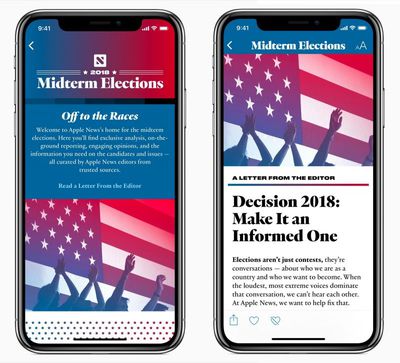 apple news midterm elections 2018