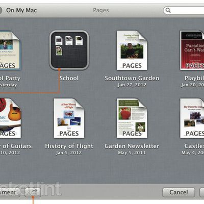 mountain lion icloud documents