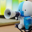 little finder guy megaphone