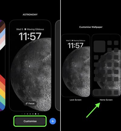 How to Set Different Wallpapers on Your iPhone's Lock Screen and Home  Screen - MacRumors