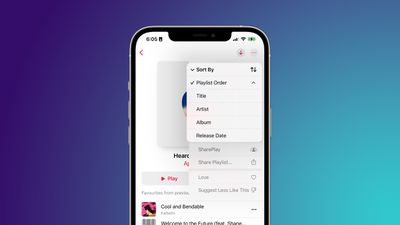 apple music ios 16 sorting - Apple Music در iOS 16 مرتب‌سازی لیست پخش و قابلیت افزودن هنرمندان مورد علاقه را معرفی می‌کند