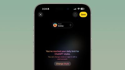 chatgpt limit ios 26 image playground