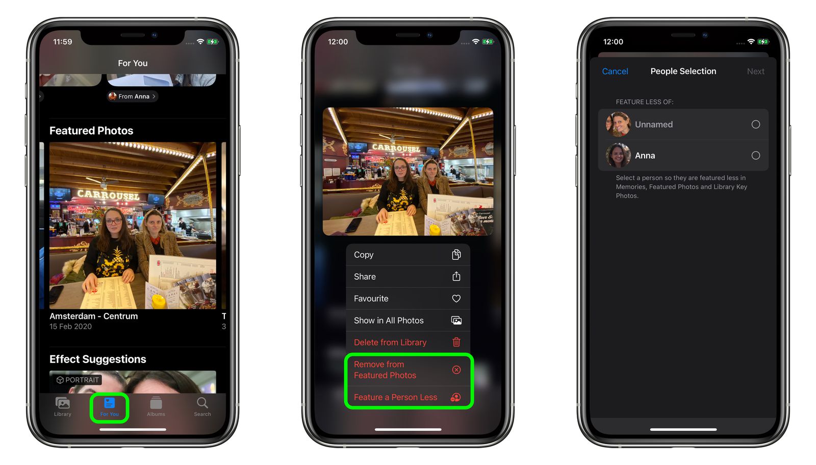 iOS 15: How to Get the Photos App to Feature a Person Less Often