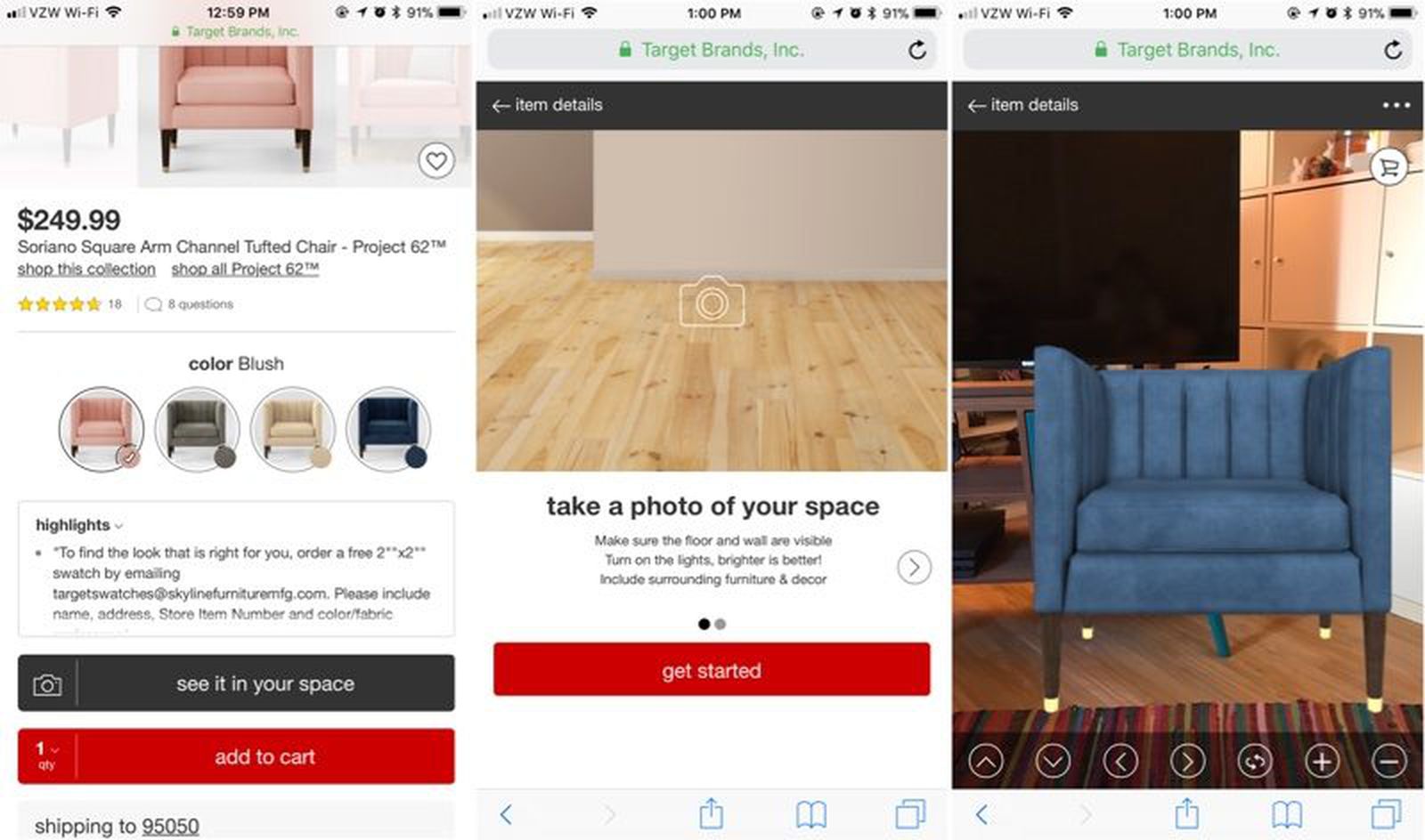 Target's Mobile Website Gains Augmented Reality Feature for Previewing ...