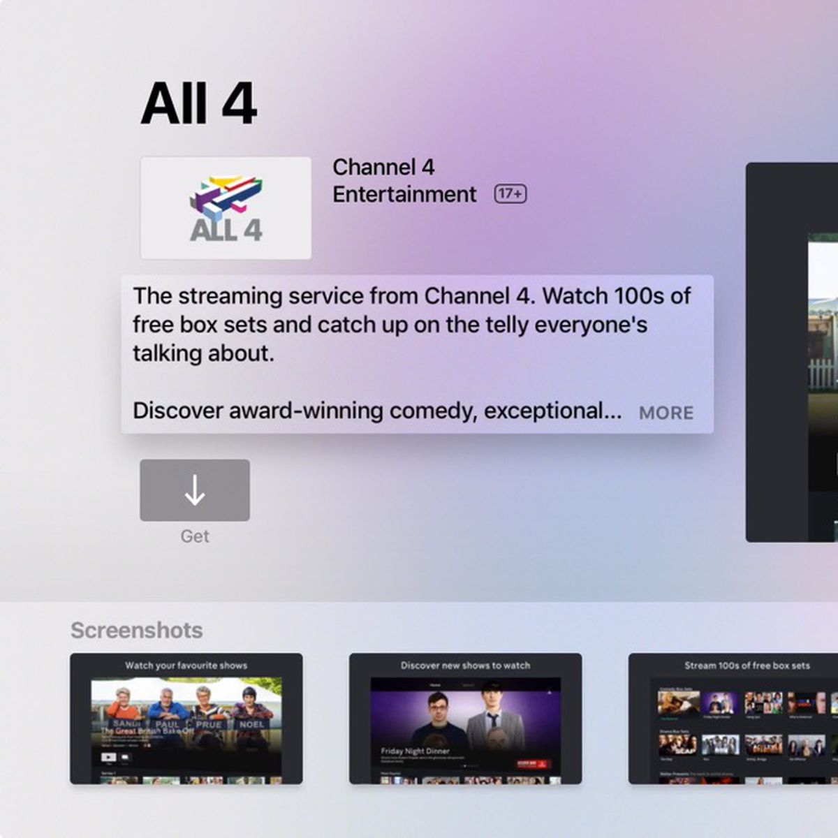 kinakål Monumental Lil British Broadcaster Channel 4 Releases 'All 4' On-Demand App for Apple TV -  MacRumors