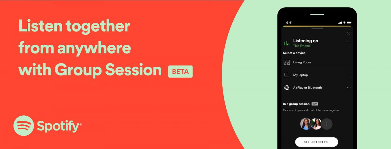 Spotify S Group Session Feature Now Lets Long Distance Friends Listen To Playlists And Podcasts Together Macrumors Spotify S Group Session Feature Now Lets Long Distance Friends Listen To Playlists And Podcasts Together Macrumors