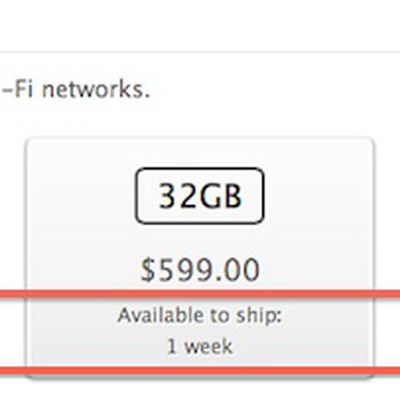 ipad 4 shipping 1 week