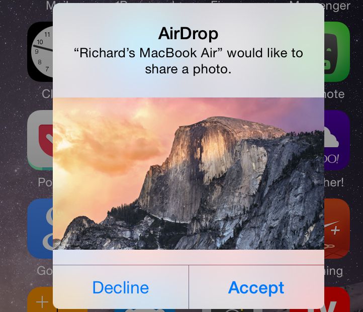 how to transfer files through airdrop