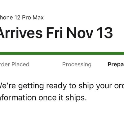 iphone 12 pro max preparing for shipment