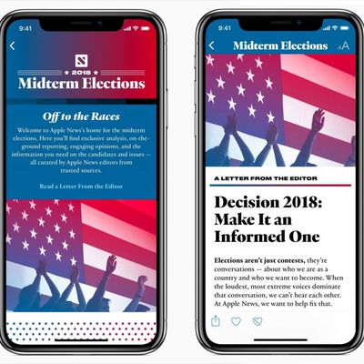 apple news midterm elections 2018