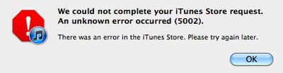 itunes download errors