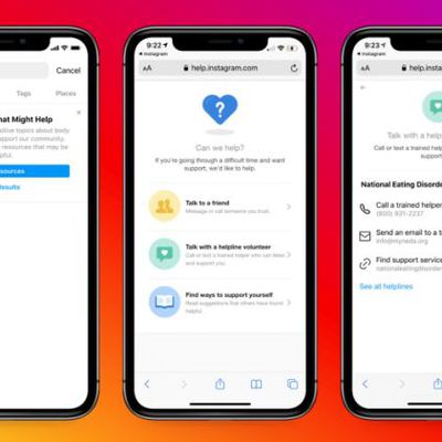 instagram eating disorder help