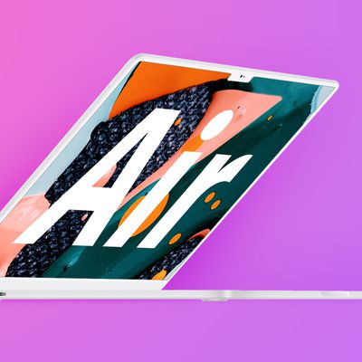 macbook air rounded mock purple