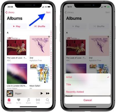 customize apple music library 3