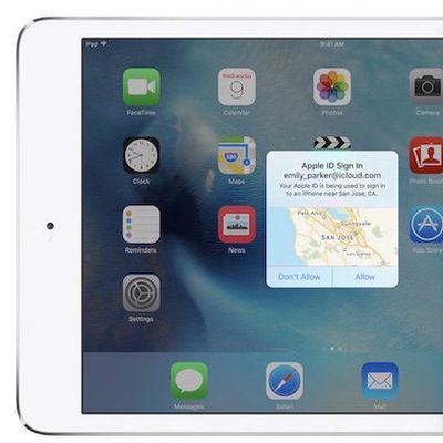 iOS two factor authentication