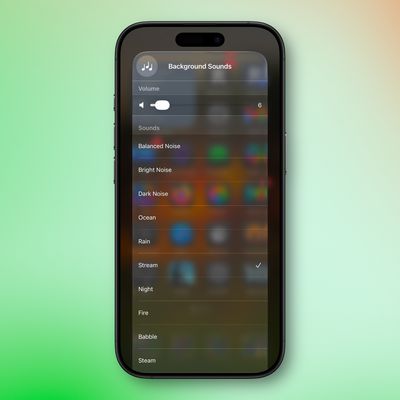 background sounds ios 26