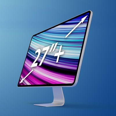 2020 iMac Mockup Feature 27 inch text 1