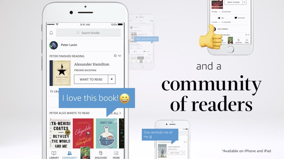 Amazon Updates Kindle for iOS App With New Design and Goodreads