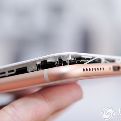 iphone 8 plus battery bursted open