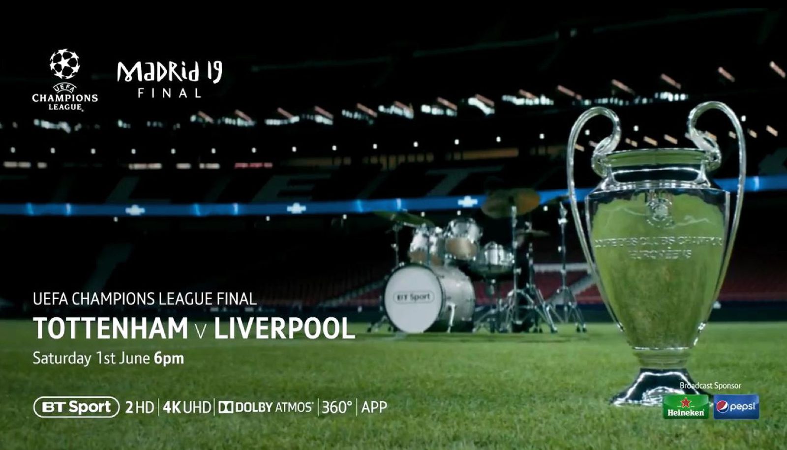 BT Sport will stream Champions League final for free on