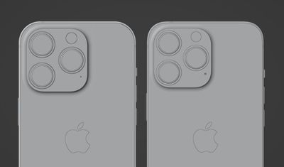 iPhone 13 pro y 14 pro renderizado trasero