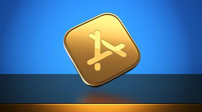 app store gold banner