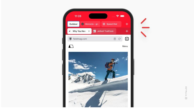 Vivaldi Browser Brings Two-Level Tab Stacks to iPhone and iPad - MacRumors