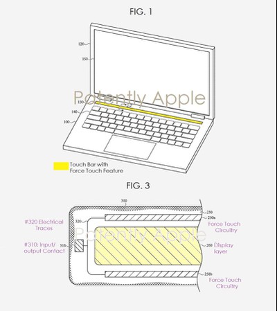 Apple Could Add Force Touch Sensors to Future MacBook Pro Touch Bar