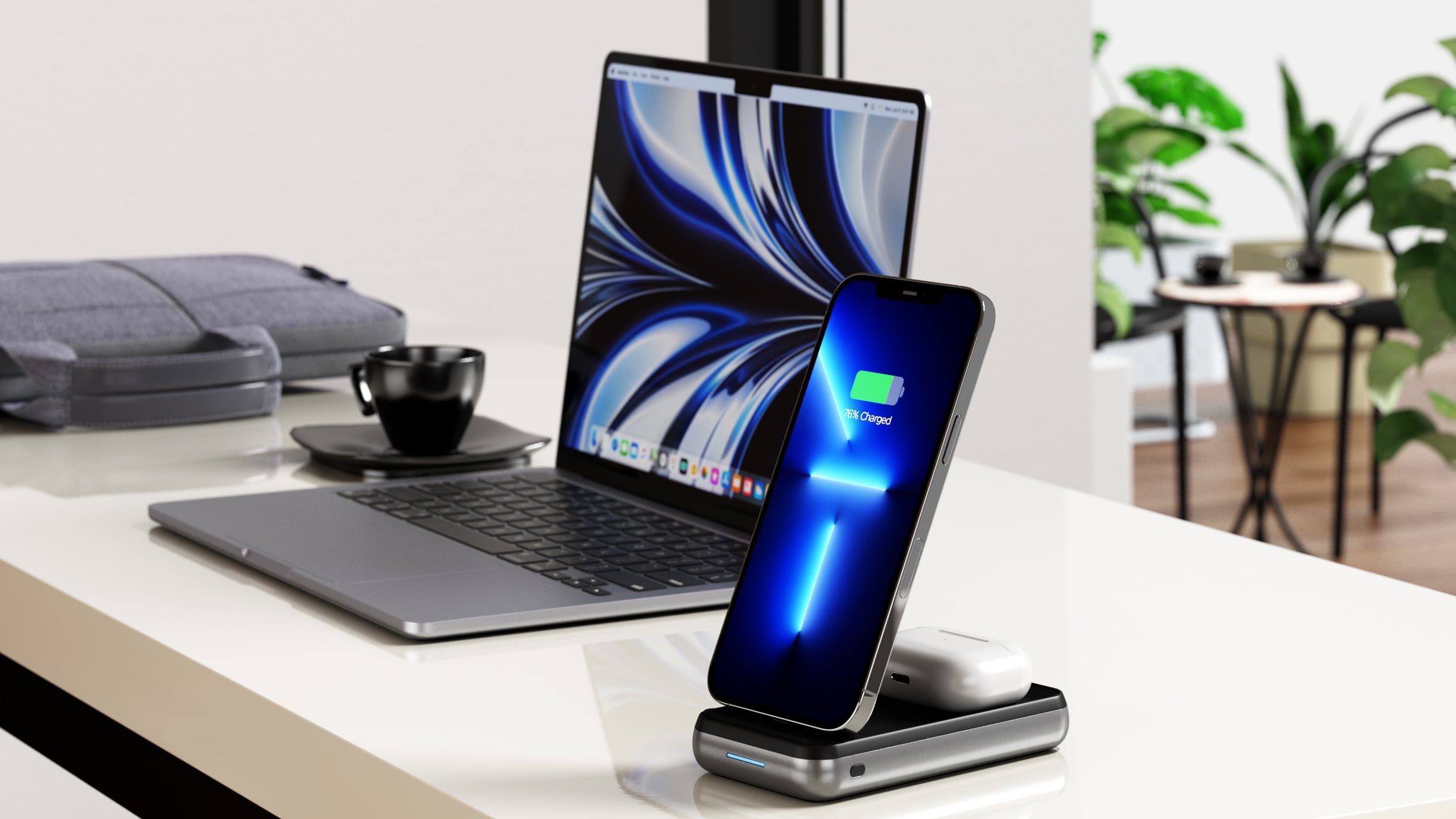 Satechi Launches Duo Wireless Charger Power Stand - MacRumors