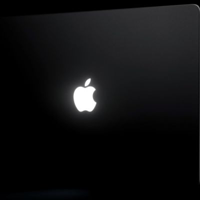 MacBook Pro Glowing Apple Logo