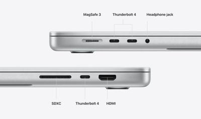 2021 puertos macbook pro