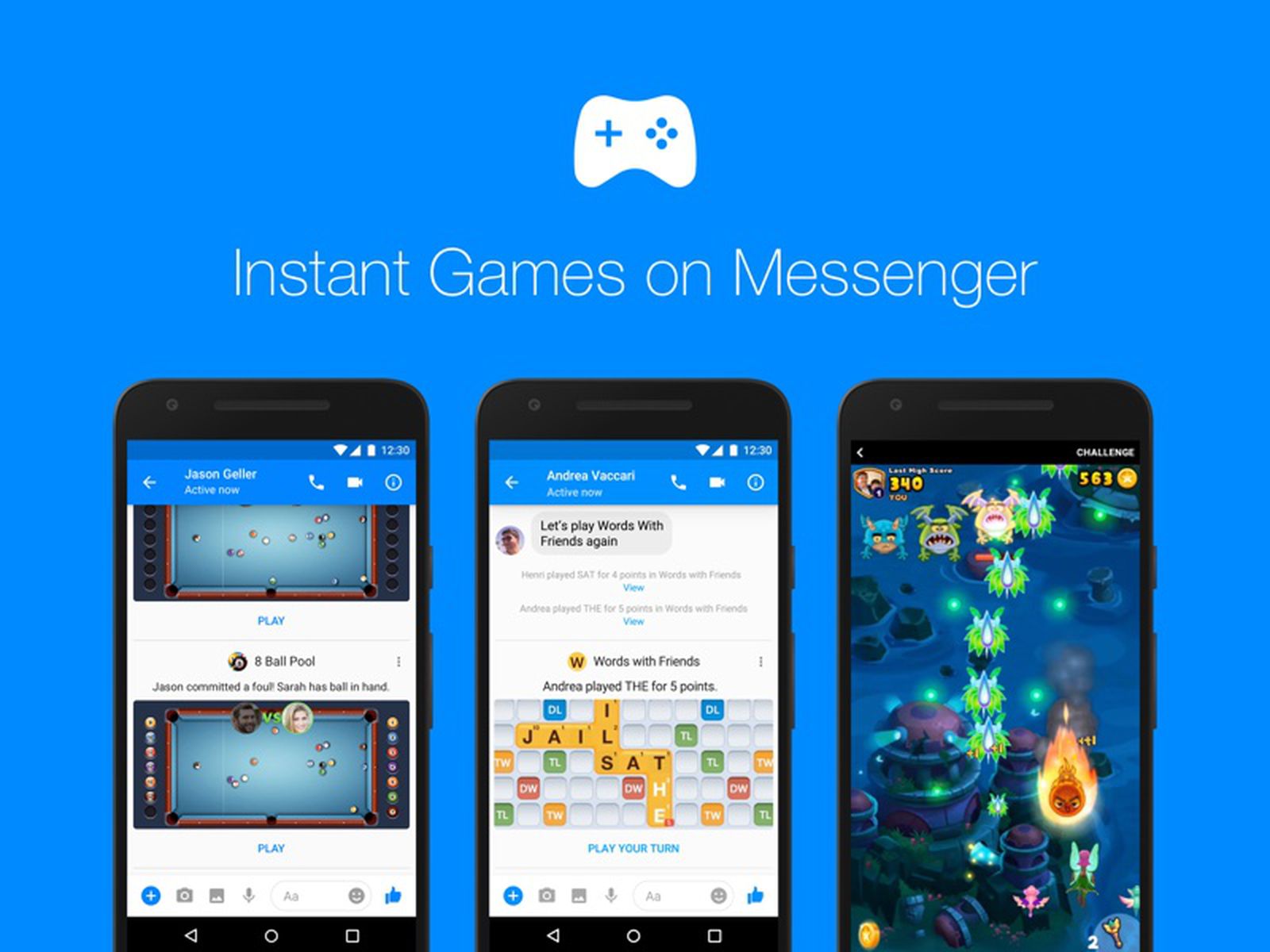 Facebook Messenger's Instant Games Now Rolling Out Worldwide, New Feat...