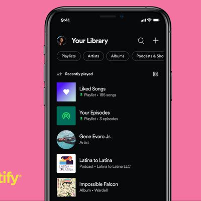 spotify your library