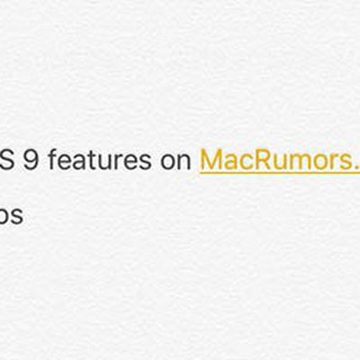 ios 9 ipad notes list
