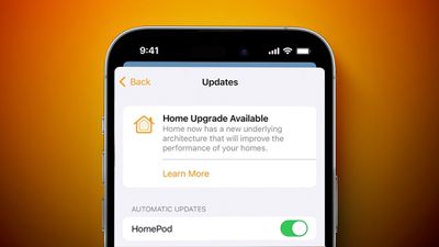 home upgrade available feature